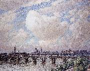 Emile Claus Waterloo Bridge in the Sun Sweden oil painting artist